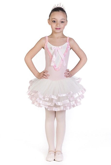 Tutu de Ballet classique pour filles, Costume de ballerine rose